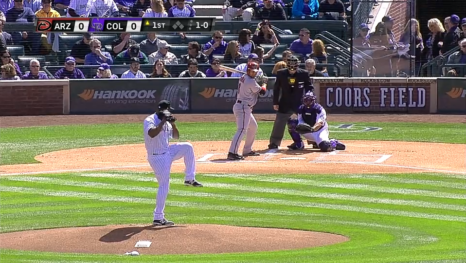 Baseball pitch chart with recommended sequences